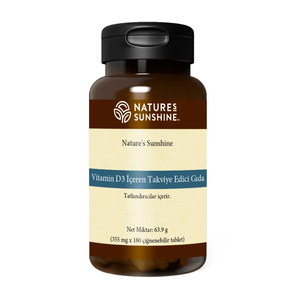 Kapsüllü kavanoz. D3 vitamini (Vitamin D3) İçeren Takviye Edici Gıda. Ürün kodu: 22485