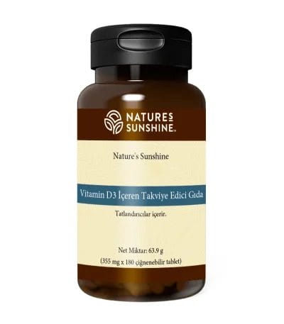 Kapsüllü kavanoz. D3 vitamini (Vitamin D3) İçeren Takviye Edici Gıda. Ürün kodu: 22485
