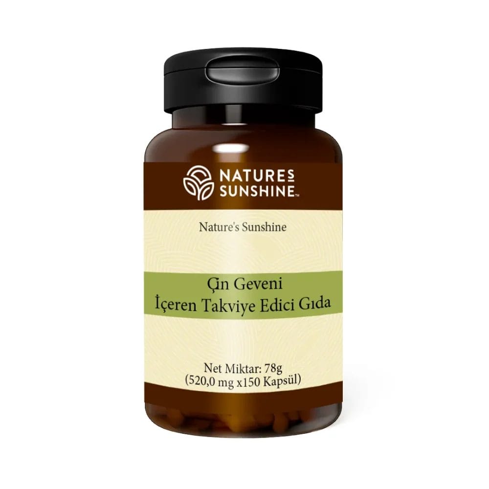 Kapsüllü kavanoz. Çin Geveni (Astragalus) İçeren Takviye Edici Gıda. Ürün kodu: 22751