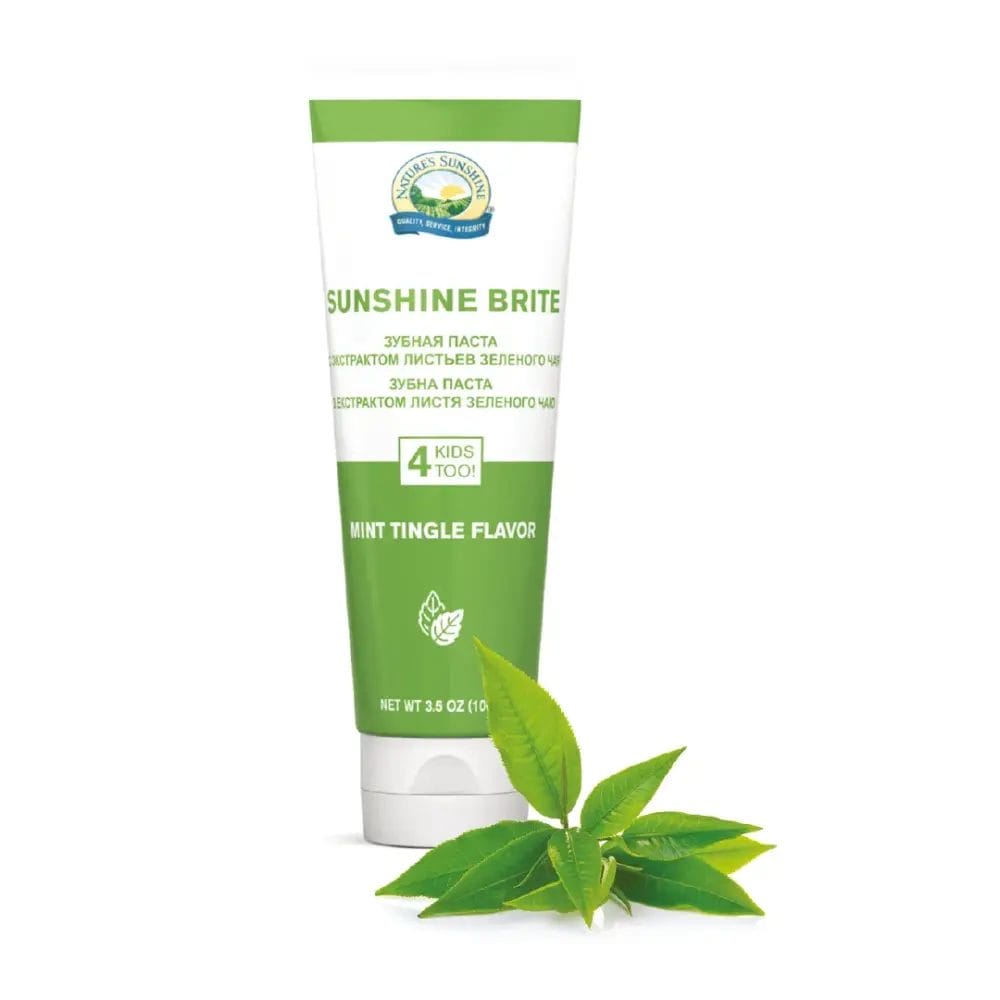 Sunshine Brite Diş Macunu (Yeşil Çay Yaprağı Özlü) Sunshine Brite with green tea leaf extract. Зубная паста с экстрактом листьев зеленого чая Sunshine Brite with green tea leaf extract