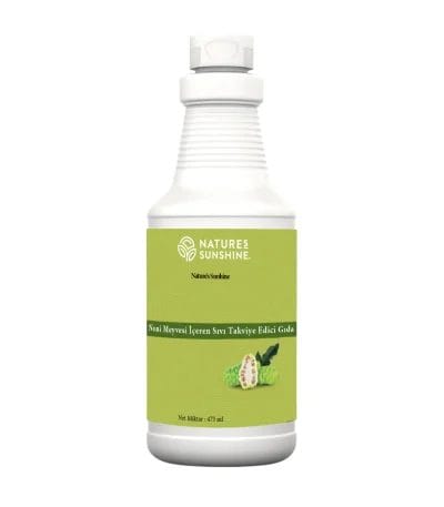 Sıvı şişesi. Noni Suyu (Nature’s noni juice) Yağ içerir - Takviye Edici Gıdadır. Ürün kodu: 4066