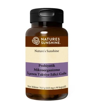 Kapsüllü kavanoz. Probiyotik Mikroorganizma İçeren Takviye Edici Gıda (Bifidophilus Flora Force) . Ürün kodu: 1635